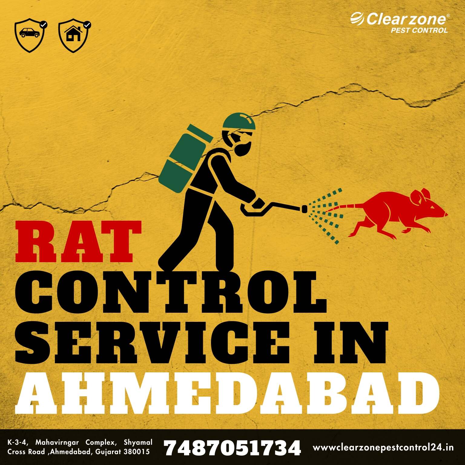 Professional Rat Control Service in Ahmedabad for homes and businesses