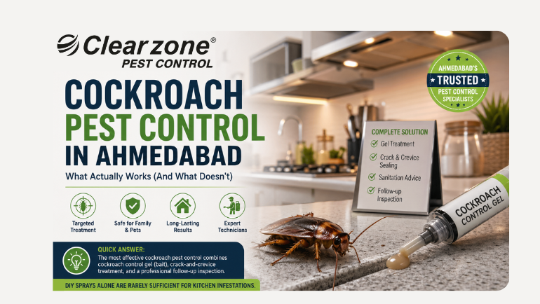 Cockroach Pest Control in Ahmedabad