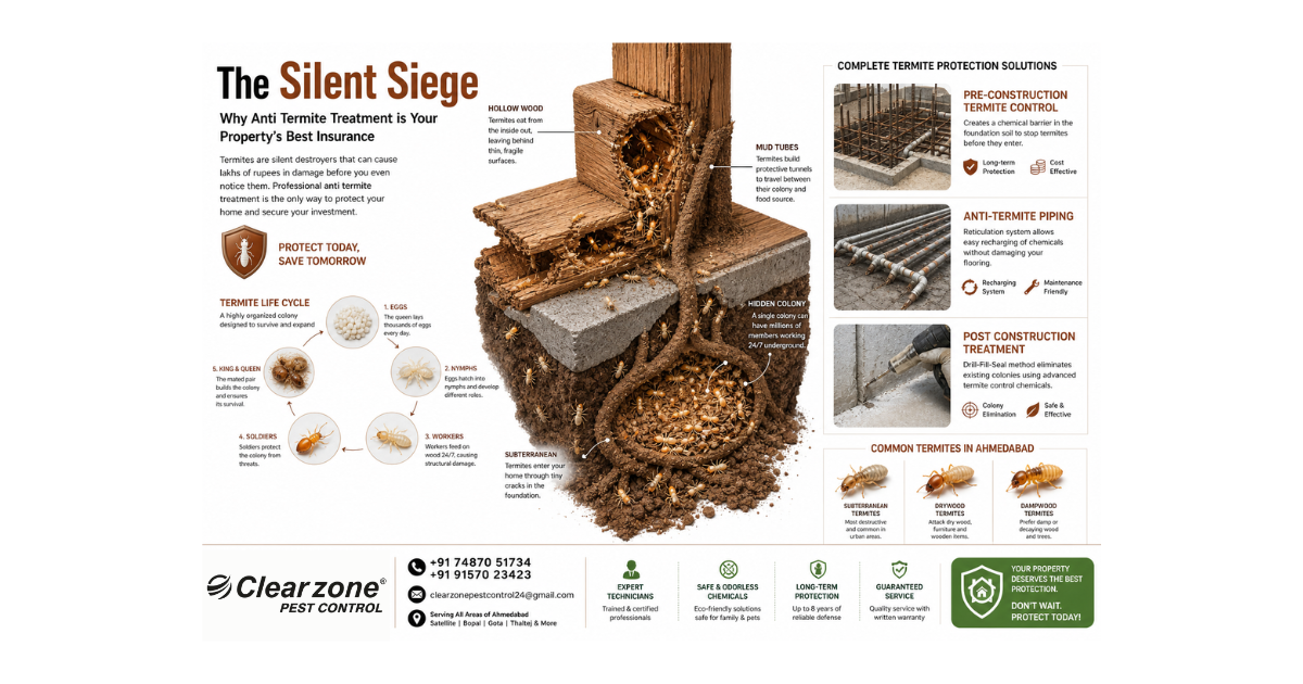 Anti Termite Treatment in Ahmedabad