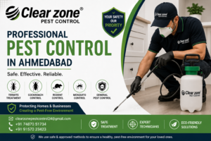 Pest Control in Ahmedabad: Complete Protection for Your Home and Office with Clearzone Pest Control
