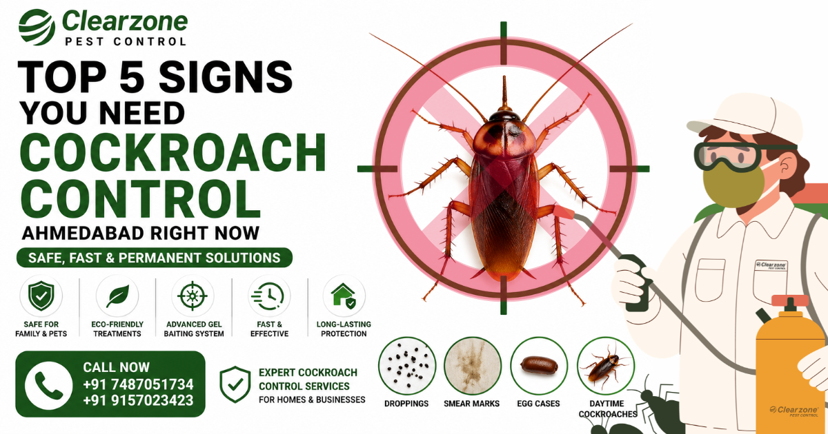 Cockroach Control Ahmedabad