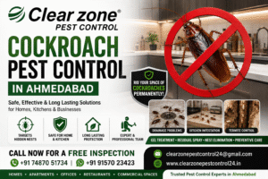 Cockroach Pest Control in Ahmedabad: Why Infestations Happen and How to Stop Them Permanently